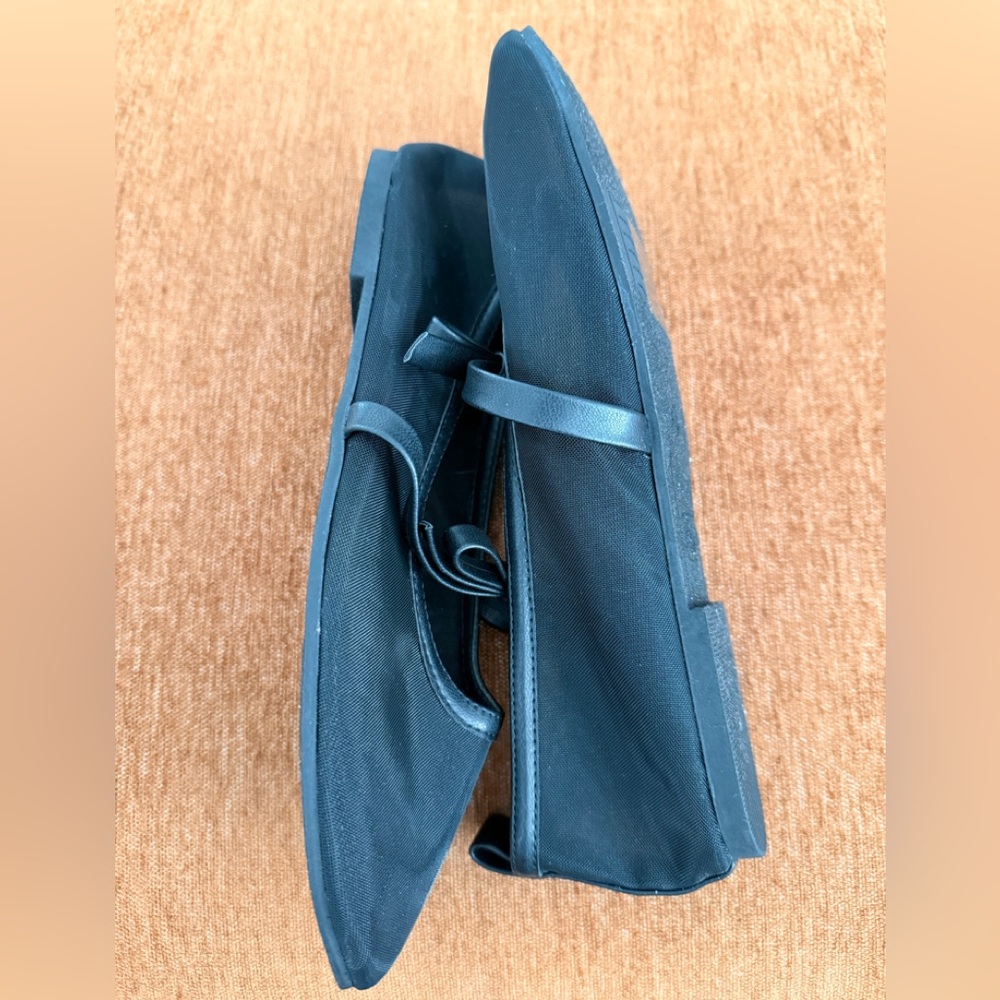 Seychelles Black Women's Flats with Bow Detail - Picture 2 of 5